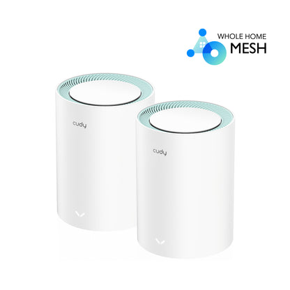 AC1200 Dual Band Whole Home Wi-Fi Mesh System, Model: M1300 2-Pack - AC1200-3