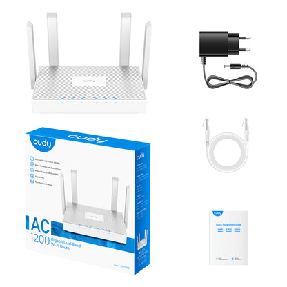 AC1200 Gigabit Wi-Fi Router, Model: WR1300E - WR3000